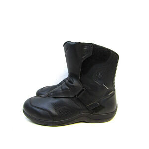 Alpinestars Mens Sz 12 US 47 EUR Black Zip Street Bike Motorcycle Riding Boots